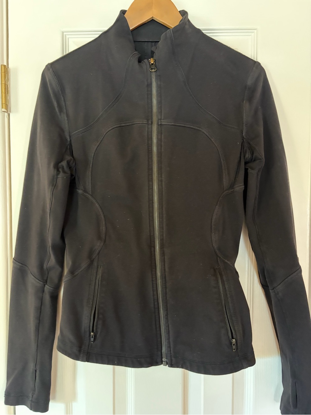 lululemon athletica Black Zip-Up Utility Jacket